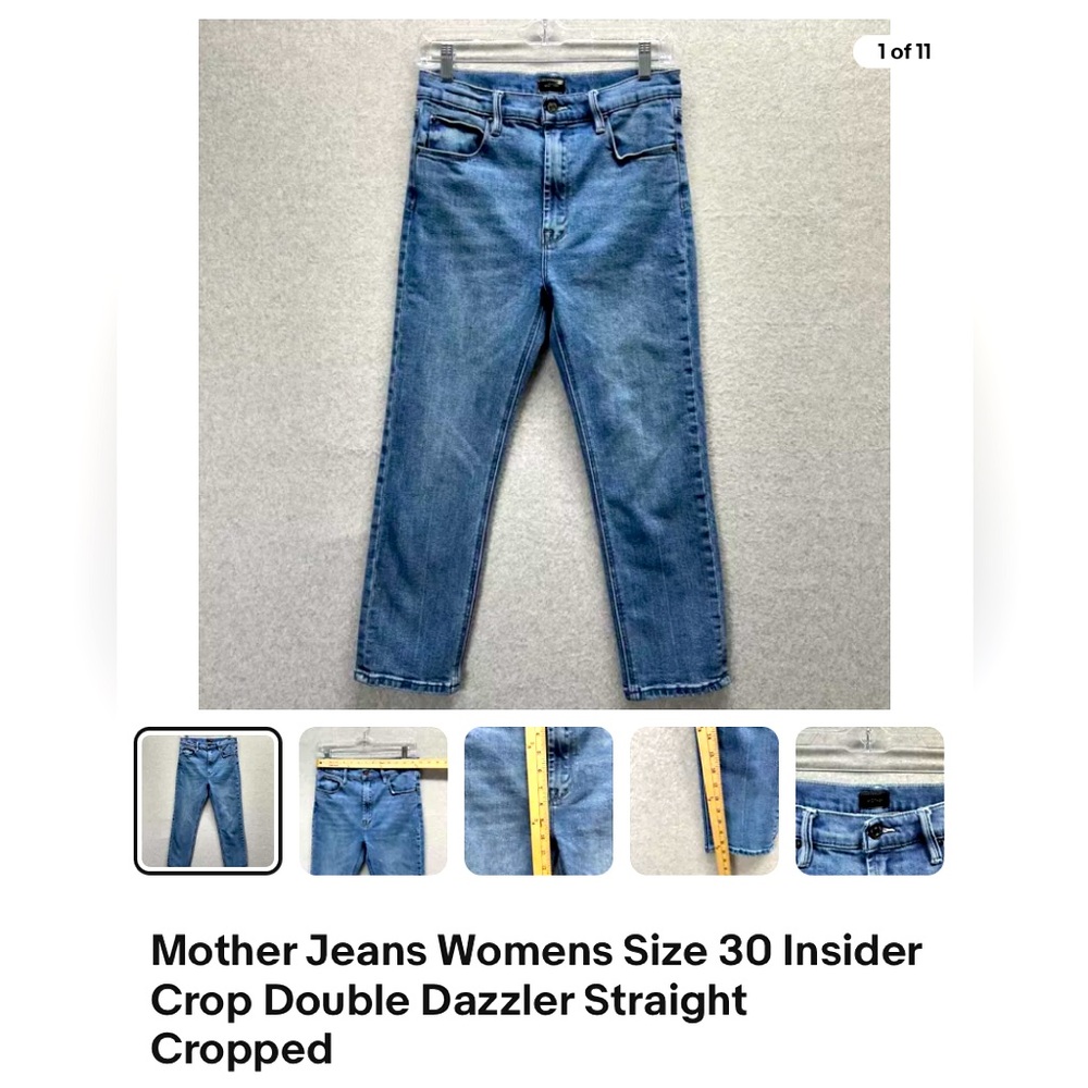 Mother Cropped Dazzler Jeans